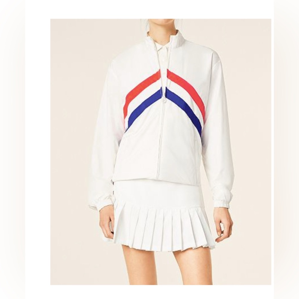 TORY BURCH Sport White Jacket Small Petite